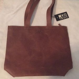 MAY KO. Women’s Cinnamon Leather Tote Bag